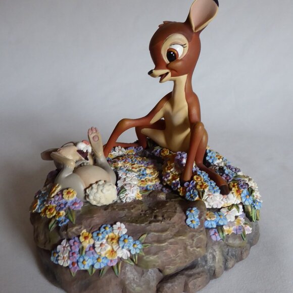 NEW 2001 DISNEY MARKRITA 60 BAMBI THUMPER FIGURE & HIDDEN PIN DRAWER - Picture 6 of 16